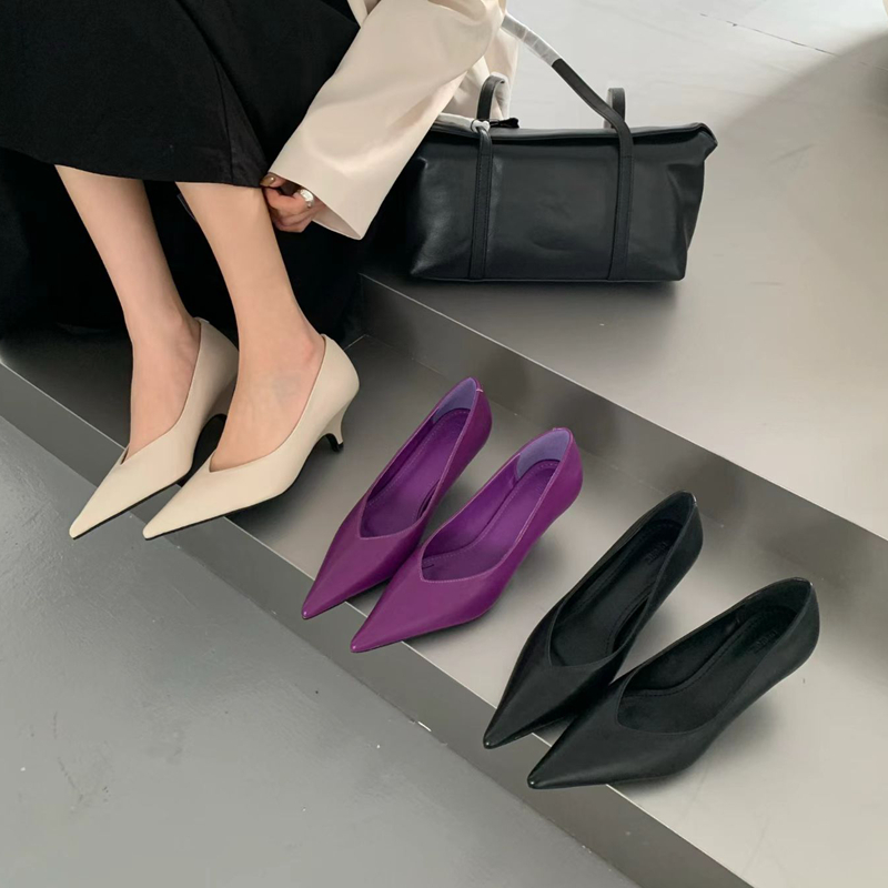 Slingback Pumps Women - SUOJIALUN 2025 Spring New Brand Women