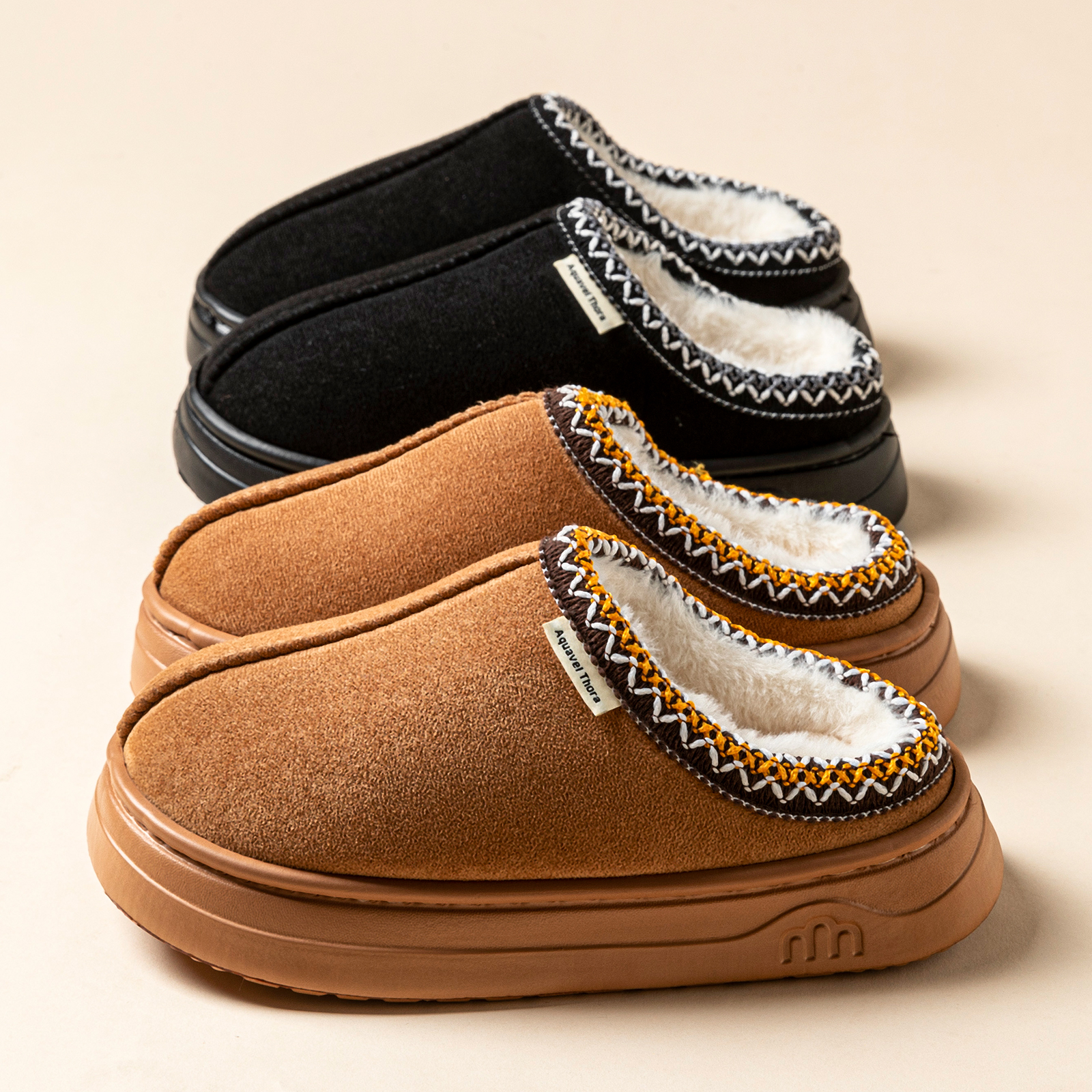 Women Shoes Boots - Winter Anti-slip Women's Soft Slipper Boots