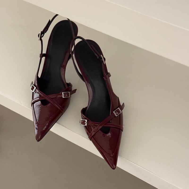 Women Shoes Jeans - Pointed High Heel Office Lady Shoes