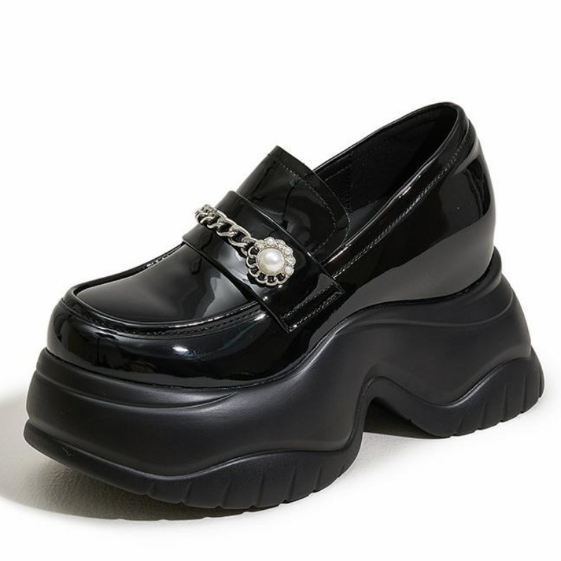 Women Shoes Japanese Brand - 9cm New Microfiber Leather Summer High
