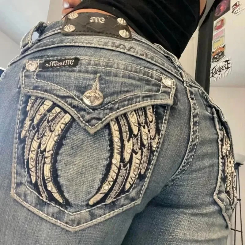 Women Shoes Jeans - 90s Vintage Jeans Female Y2K New