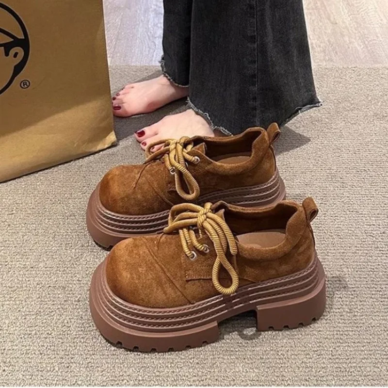 Women Shoes Japanese Brand - Women Retro Loafers 2025 Spring New