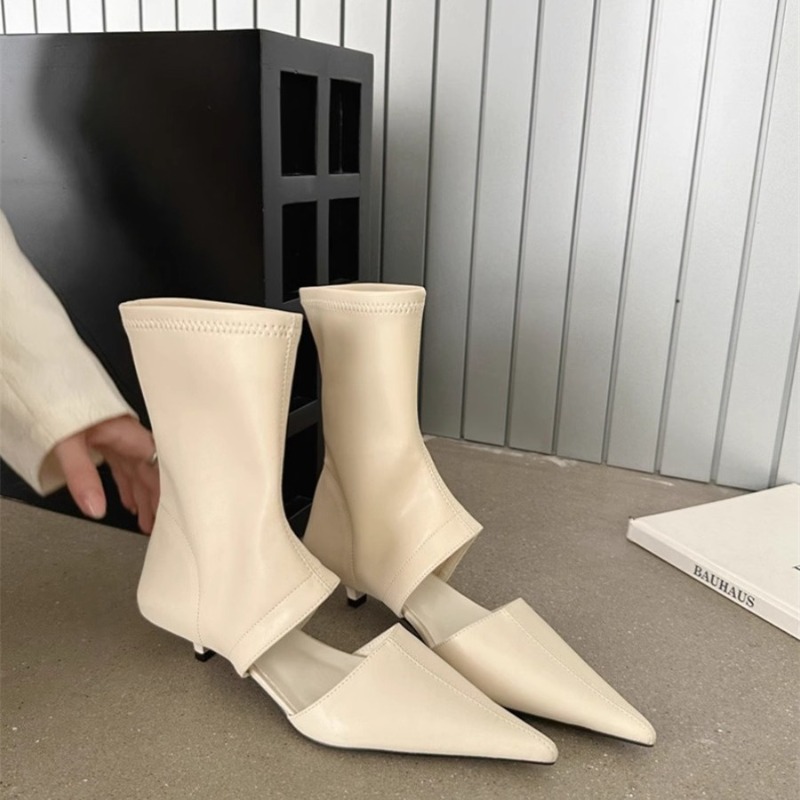 New Black Pointed Hollowed Out - Women Shoes Black ulasan dan harga