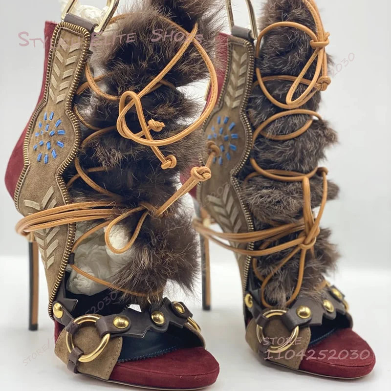 Gray Velvet Rope Wrapped Reddi - Women Shoes Boots ulasan dan harga