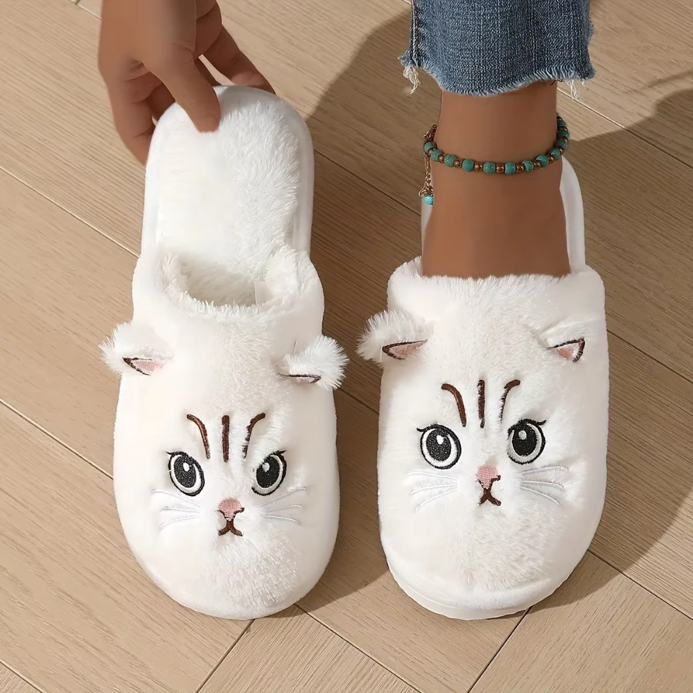 Womens Plush Cat Slippers Wint - Women'S Shoes For Fall ulasan dan harga