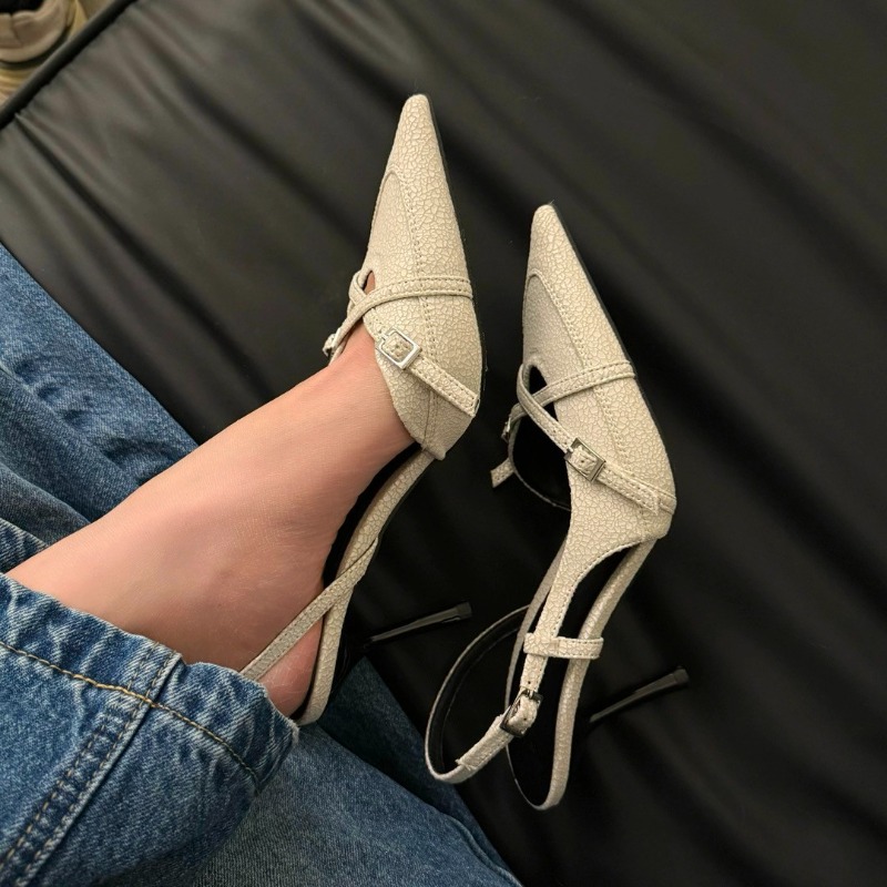 Pointed High Heel Office Lady  - Women Shoes Jeans ulasan dan harga