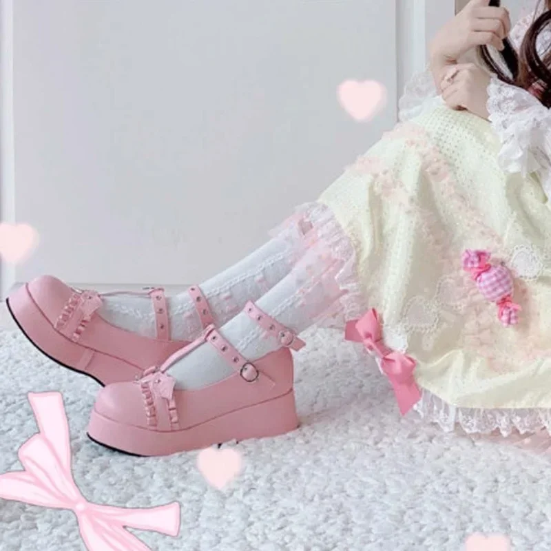 New Brand Girls Platform Wedge - Women Shoes Japanese Brand ulasan dan harga