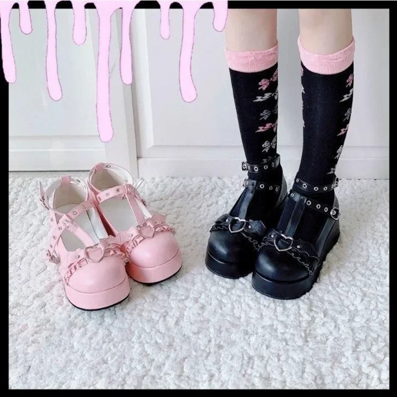 New Brand Girls Platform Wedge - Women Shoes Japanese Brand ulasan dan harga