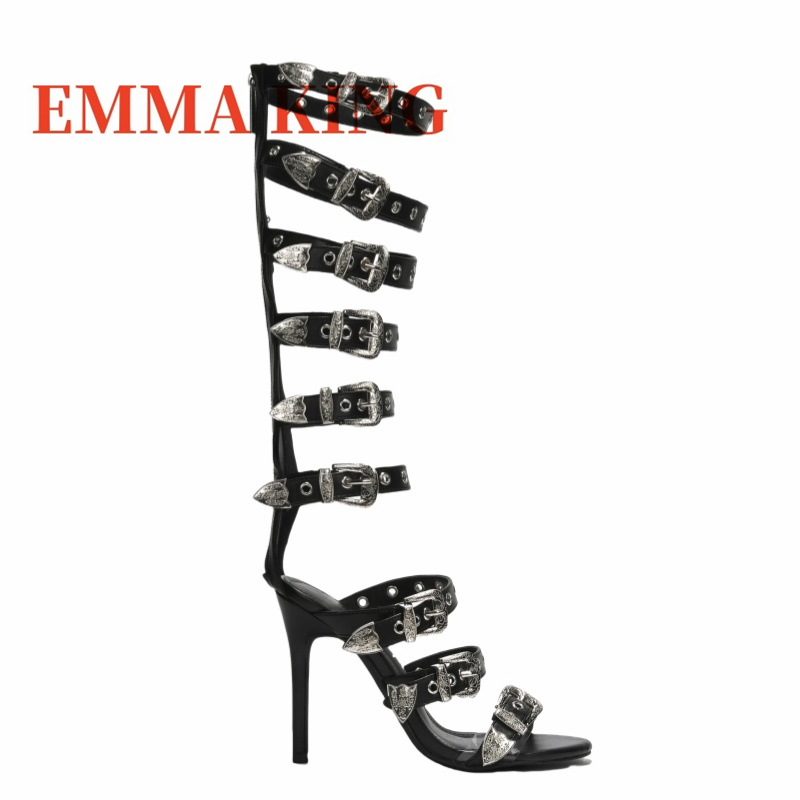 Womens Round Toe High Heels Ba - Women Shoes Boots ulasan dan harga