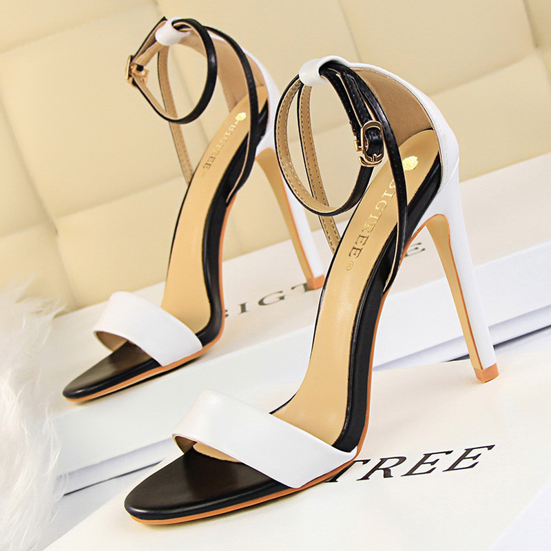 Women Black-White Concise Leat - Women Shoes Black ulasan dan harga