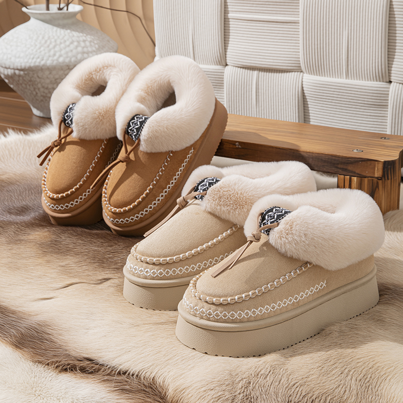 Winter Fluffy Women's Slippers - Women Shoes Boots ulasan dan harga