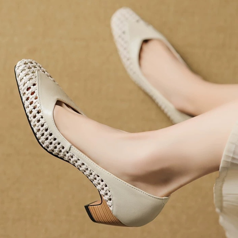 Brand Designer Woven Hollow Si - Women Shoes Japanese Brand ulasan dan harga