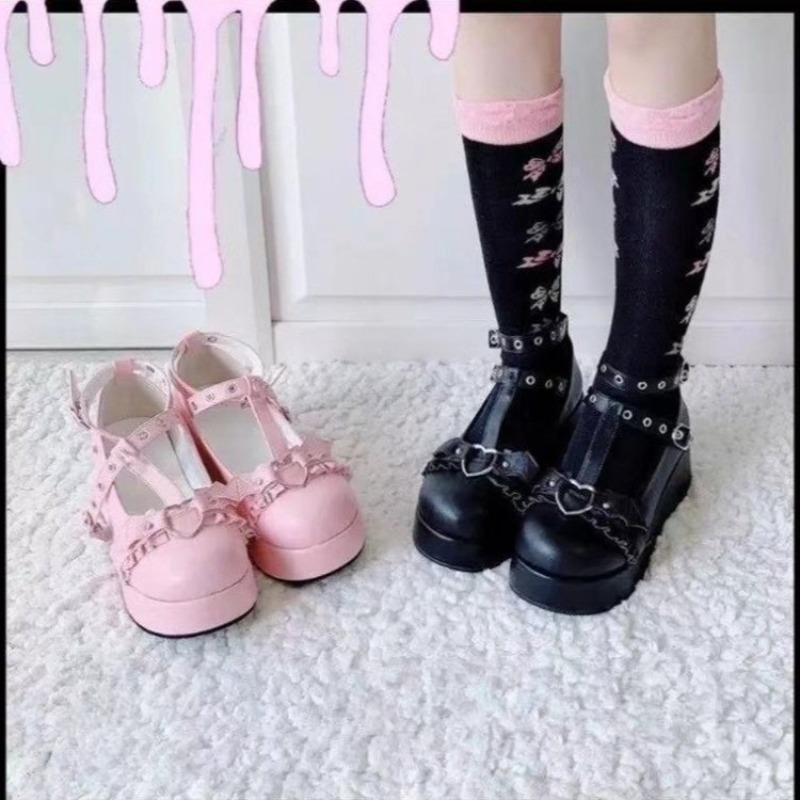 New Brand Girls Platform Wedge - Women Shoes Japanese Brand ulasan dan harga