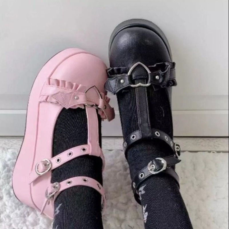 New Brand Girls Platform Wedge - Women Shoes Japanese Brand ulasan dan harga