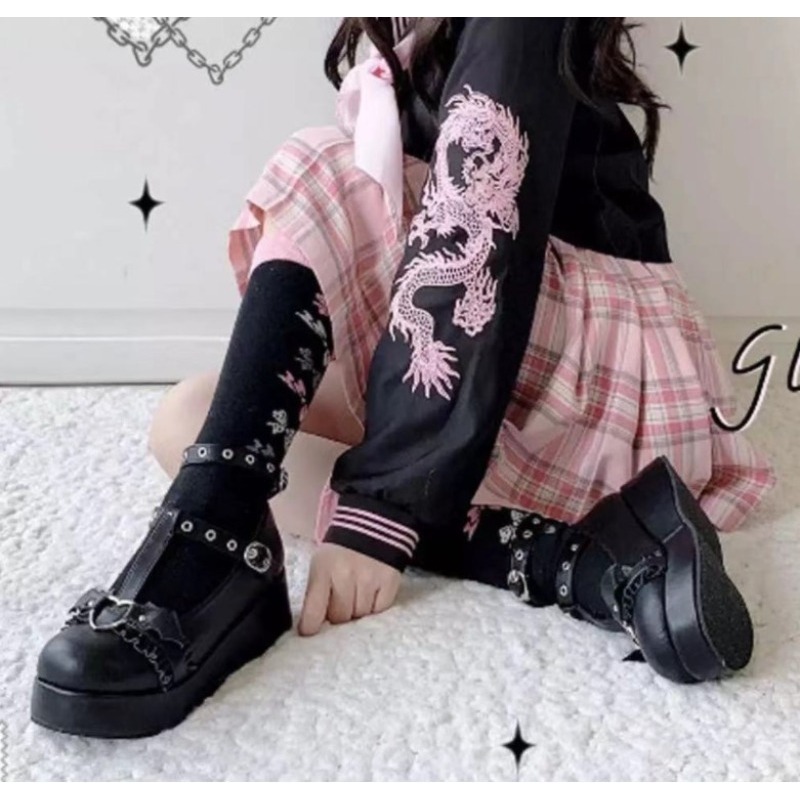New Brand Girls Platform Wedge - Women Shoes Japanese Brand ulasan dan harga
