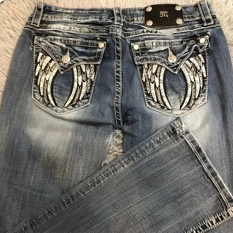 90s Vintage Jeans Female Y2K N - Women Shoes Jeans ulasan dan harga
