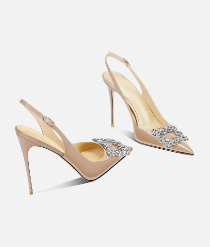 Black rhinestone square buckle - Women Shoes Black ulasan dan harga