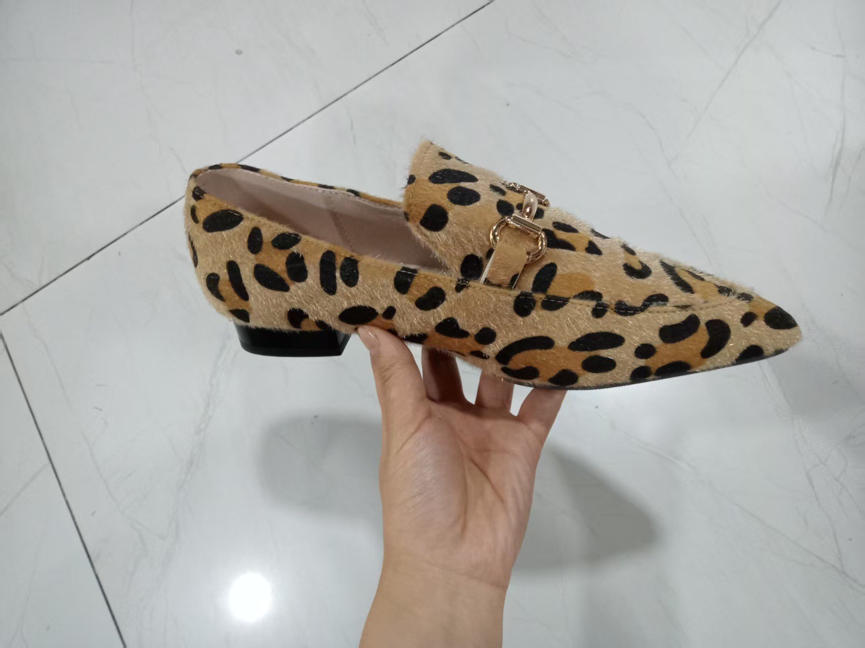 Large Size 40-43 Leopard Print - Square Toe Mule ulasan dan harga