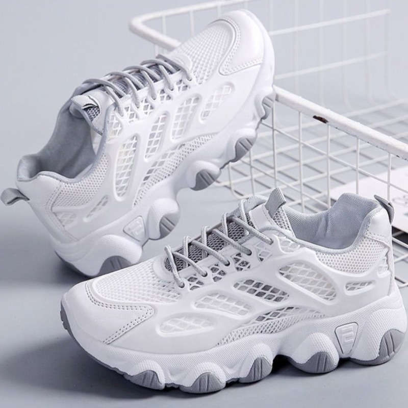 Breathable Mesh Chunky Sneaker - Women Shoes Store ulasan dan harga