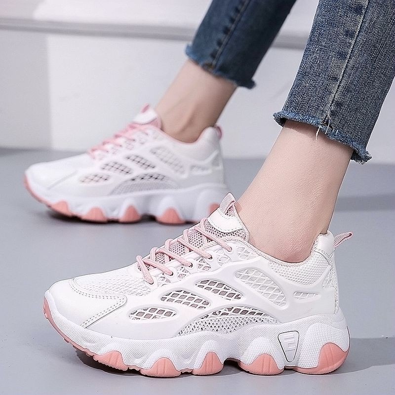 Breathable Mesh Chunky Sneaker - Women Shoes Store ulasan dan harga