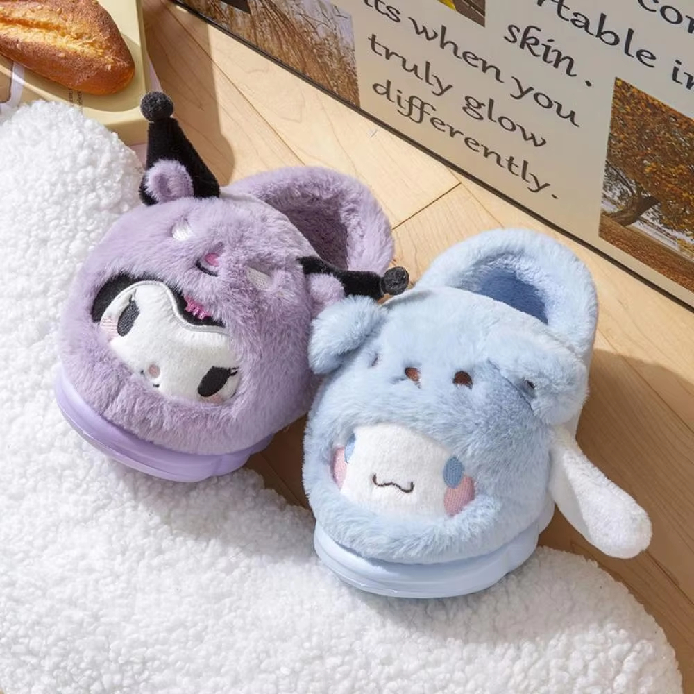Anime Winter Plush Slippers Ku - Women'S Shoes For Fall ulasan dan harga
