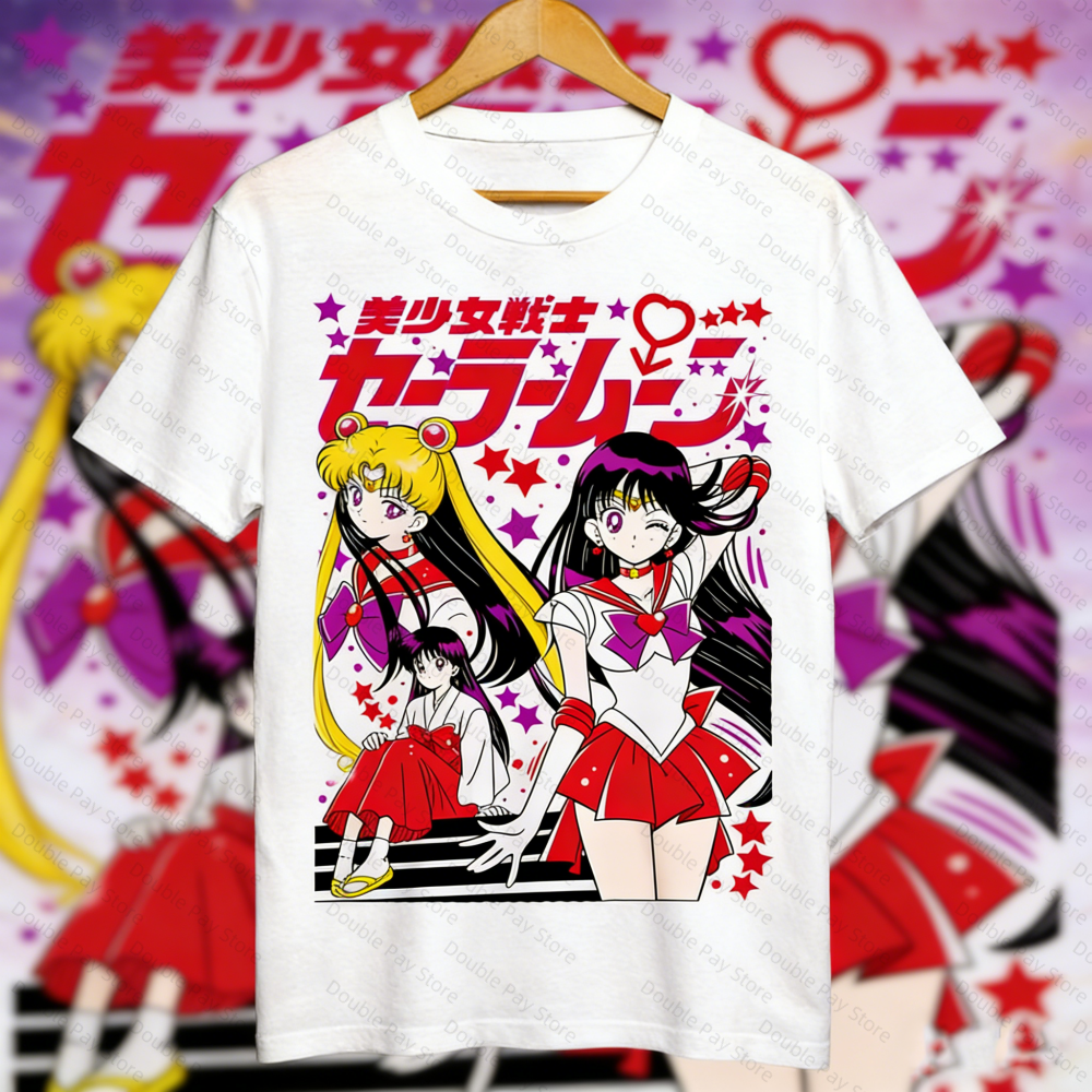 Vintage Sailor Moon Anime T-Sh - Women'S Shoes Rei ulasan dan harga