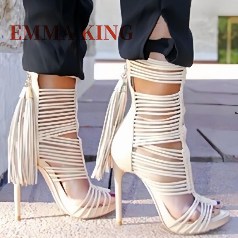 Women Open Toe Straps Ankle Wr - Women Shoes Black ulasan dan harga