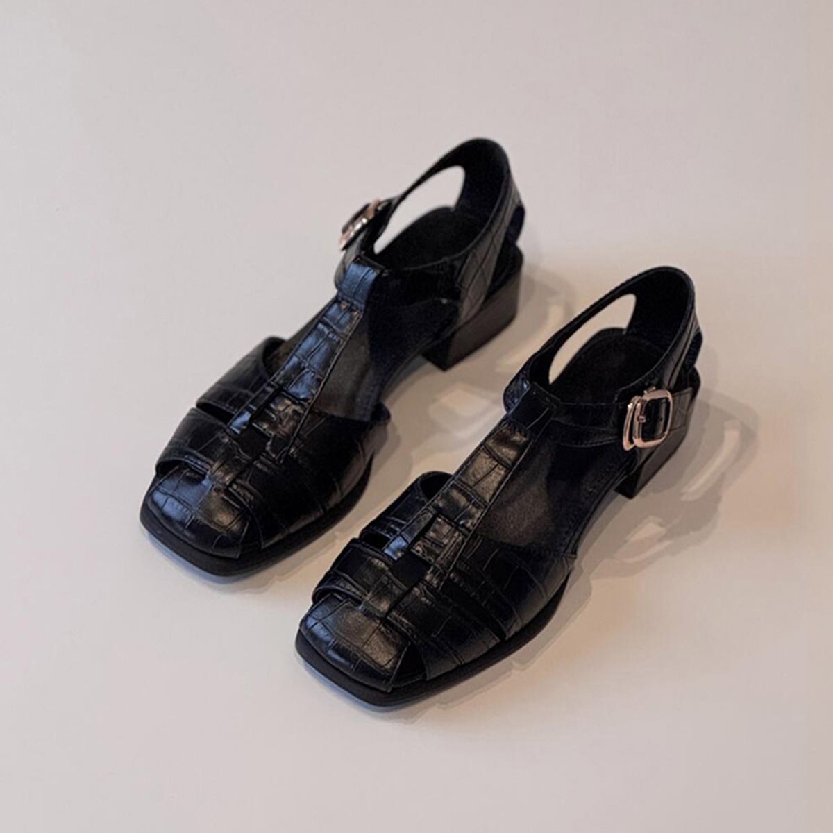 Women's Sandals Summer New Fas - Square Toe Mule ulasan dan harga