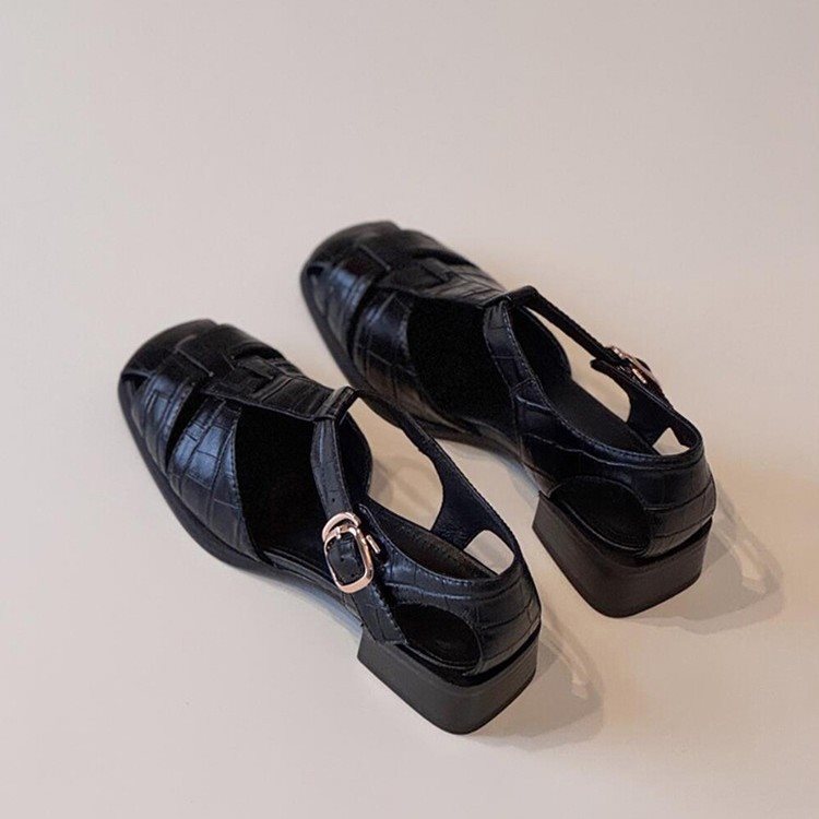 Women's Sandals Summer New Fas - Square Toe Mule ulasan dan harga