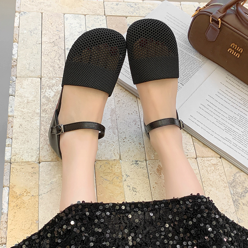 2025 New Spring Summer Mesh Sa - Women Shoes Black ulasan dan harga