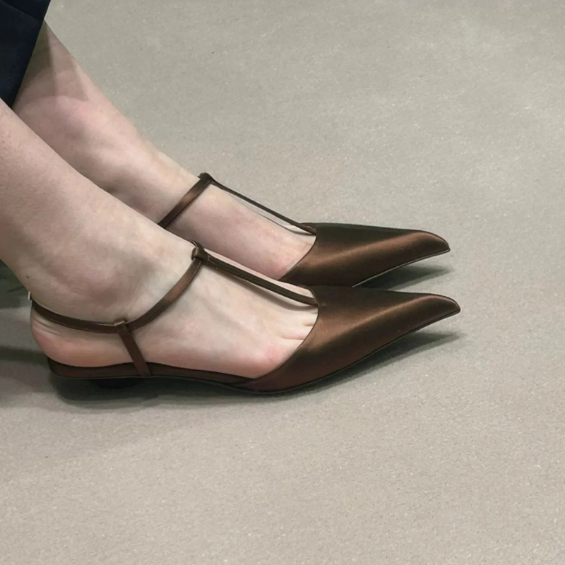 Shoes for Women Sexy Pointed T - Slingback Pumps Women ulasan dan harga