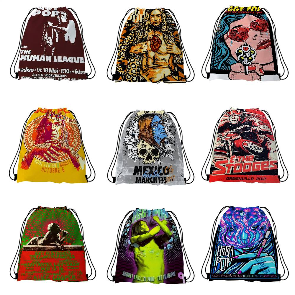 Iggy Pop Band Drawstring Bag G - Women'S Shoes Back To School ulasan dan harga