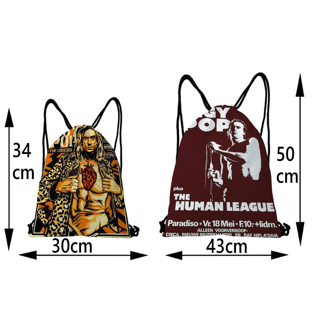 Iggy Pop Band Drawstring Bag G - Women'S Shoes Back To School ulasan dan harga