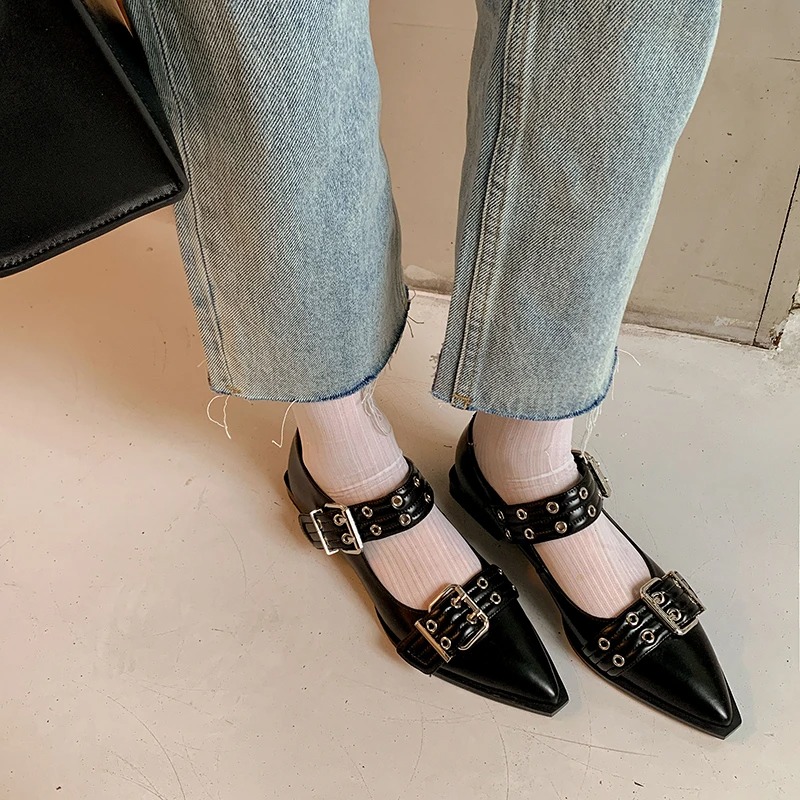 Women's Shoes Designer Luxury  - Square Toe Mule ulasan dan harga