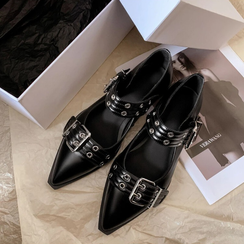 Women's Shoes Designer Luxury  - Square Toe Mule ulasan dan harga