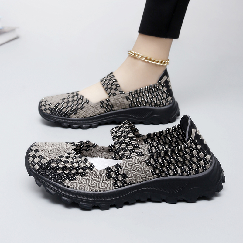 Women Shoes Summer Woven Sneak - Women Shoes Store ulasan dan harga