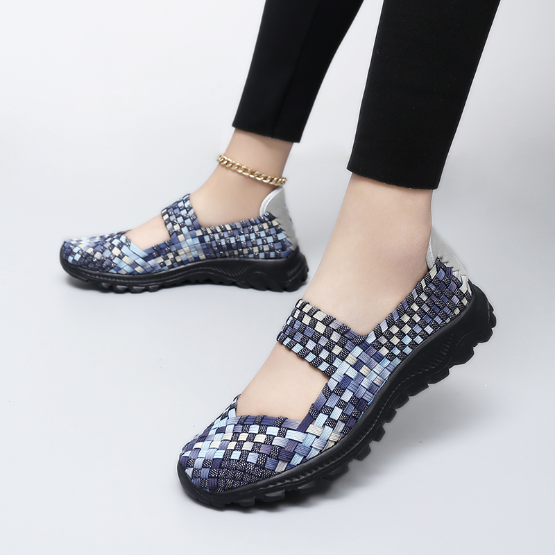 Women Shoes Summer Woven Sneak - Women Shoes Store ulasan dan harga