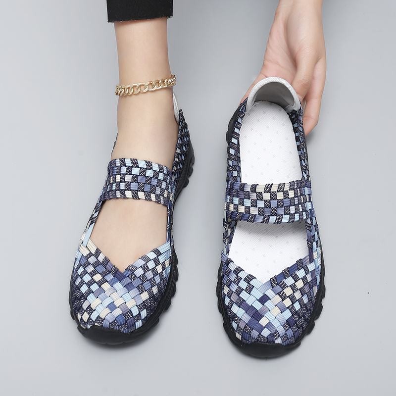Women Shoes Summer Woven Sneak - Women Shoes Store ulasan dan harga