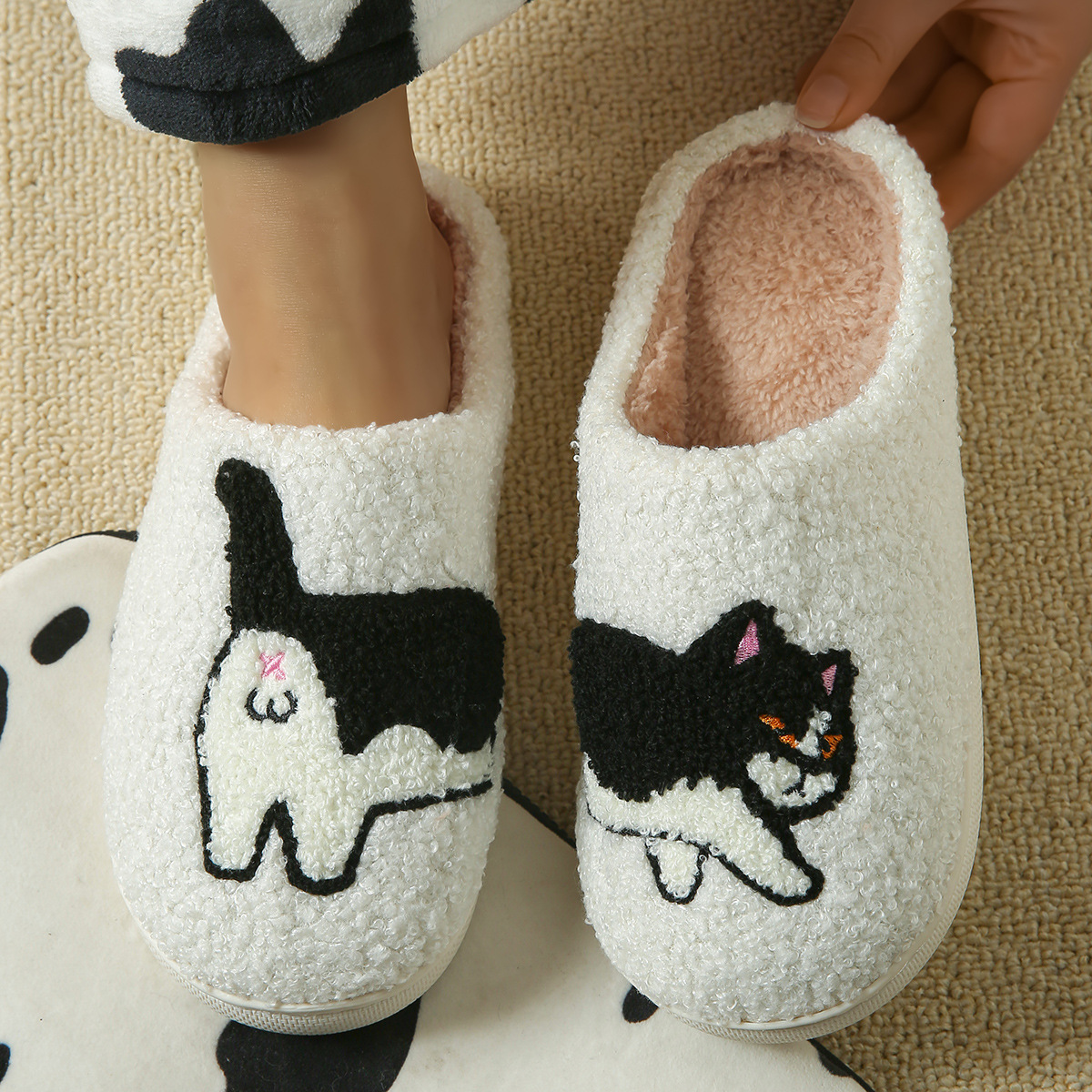 Winter Plush Cute Dachshund Em - Women'S Shoes For Fall ulasan dan harga