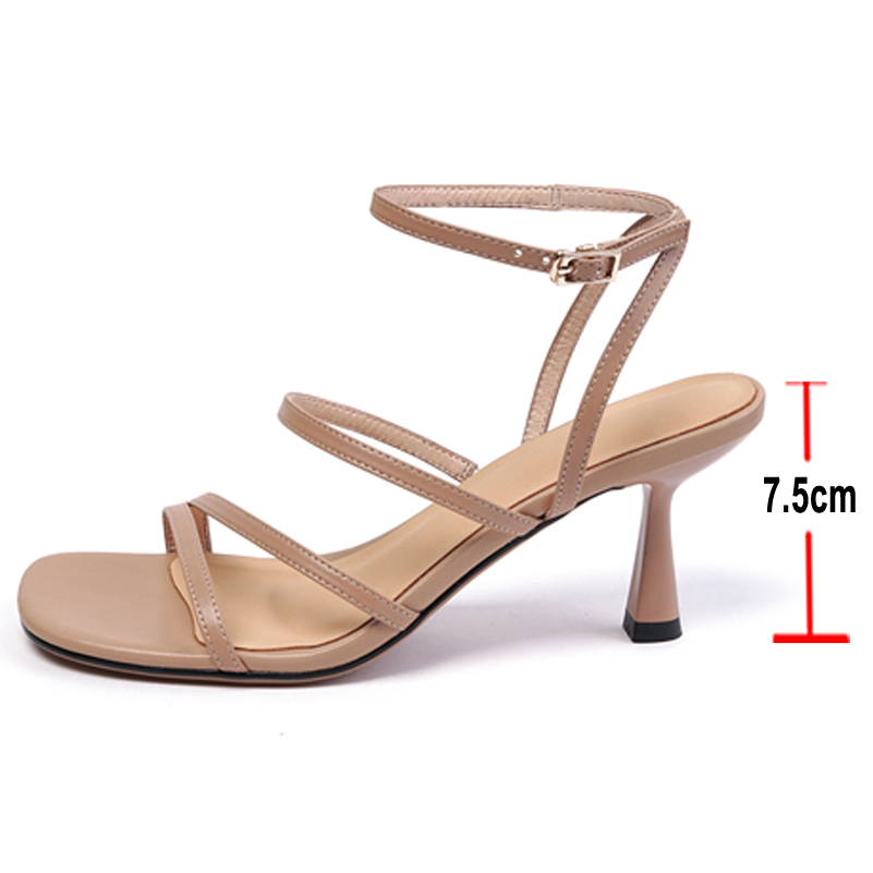 Meotina Sandals Women Shoes Sq - Square Toe Mule ulasan dan harga