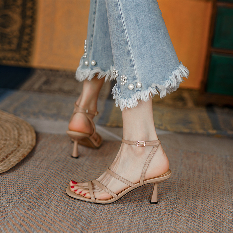 Meotina Sandals Women Shoes Sq - Square Toe Mule ulasan dan harga